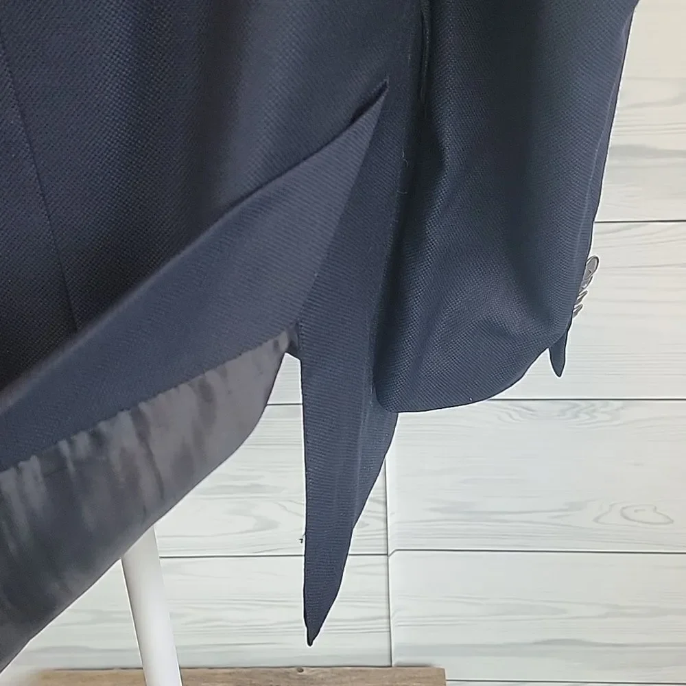 Joseph Abboud navy single breasted sport coat Men's 46 X-Long